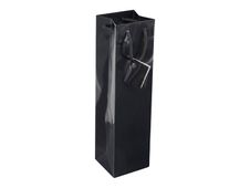 20 Sacs cadeau pour bouteille - 10 cm x 9 cm x 38 cm - noir