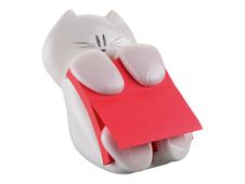 Post-it dispensador gato + bloc 76x76  z-notas