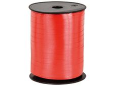 Logistipack - Bolduc brillant - ruban d'emballage 7 mm x 500 m - rouge