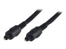 MCL Samar - câble audio optique Toslink HQ tressé (M)/(M) + adaptateur - 5 m