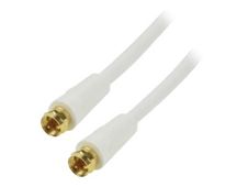 MCL Samar - câble HQ pour antenne satellite type F (M) - 2 m