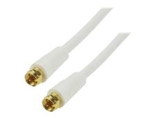 MCL Samar - câble HQ pour antenne satellite type F (M) - 5 m
