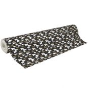 Clairefontaine Alliance - Papier cadeau - 70 cm x 50 m - 60 g/m² - motif sapins fond noir