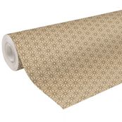 Clairefontaine - Papier cadeau kraft - 70 cm x 50 m - 70 g/m² - motif losanges or