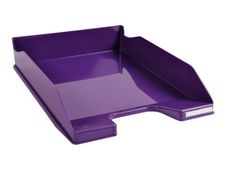 Exacompta COMBO Glossy - Corbeille à courrier violet