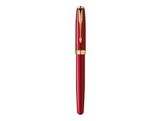 Parker Sonnet - Stylo plume rouge laqué - pointe moyenne
