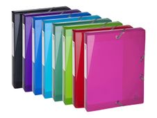 Exacompta Iderama PP - Boîte de classement plastique - dos 40 mm - disponible dans différentes couleurs