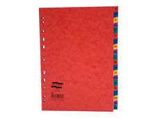 Exacompta Nature Future - Intercalaire 20 positions A à Z - A4 - carte lustrée colorée