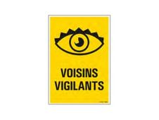 Pickup - Plaque de signalisation - 230 x 330 mm - voisins vigilants