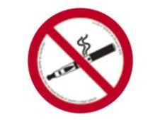 Pickup - Panneau de signalisation - 180 mm - Interdiction de vapoter et de fumer