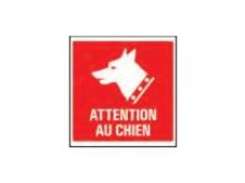 Pickup - Pictogramme - Attention au chien - 150 x 150 mm