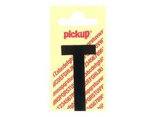 Pickup - Étiquette autocollante - 90 mm - Lettre T - noir mat