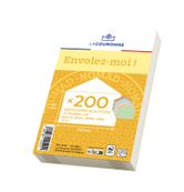 La Couronne - 200 Enveloppes élection - 90 x 140 mm - 70 gr - sans fenêtre - coloris assortis - sans gommage