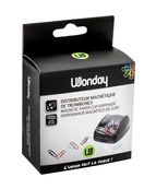 Wonday - Distributeur magnétique de trombones - noir