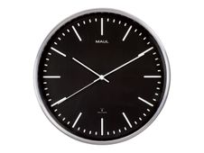 MaulFly - Horloge - mécanisme radio pilotée - 30 cm - noir