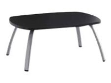 Table basse AINHOA - côtés arrondis - anthracite