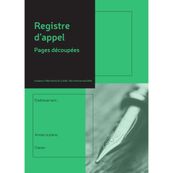 Exacompta - Registre d'appels journalier - pages découpées - A4