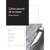Exacompta - Cahier Journal de la classe - école primaire - double page par semaine - A4