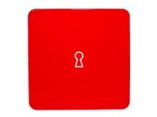 Armoire murale à clés multiBox "Key holder" - Motif serrure - rouge