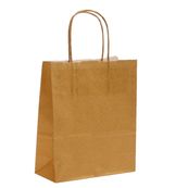 Gimex - Bolsa de regalo - ampliable - 23 cm x 12 cm x 30 cm - oro - paquete de 50