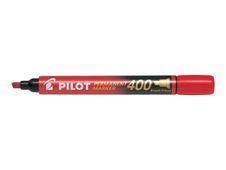 Pilot 400 - Marqueur permanent - pointe biseau large - rouge