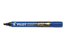 Pilot 400 - Marqueur permanent - pointe biseau large - bleu