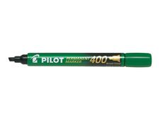 Pilot 400 - Marqueur permanent - pointe biseau large - vert