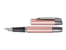 Online Campus - Stylo plume rose doré métallique