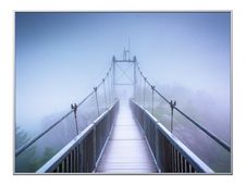 Cadre de décoration plexi/alu - 61 x 81 cm - Swinging Bridge