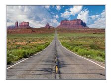 Cadre de décoration plexi/alu - 61 x 81 cm - Monument valley