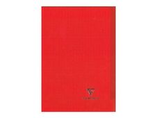 Clairefontaine Koverbook - Cahier polypro A4 (21x29,7 cm) - 96 pages - grands carreaux (Seyes) - rouge
