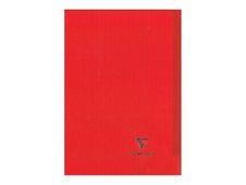 Clairefontaine Koverbook - Cahier polypro 24 x 32 cm - 96 pages - grands carreaux (Seyes) - rouge
