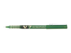 Pilot Hi-Tecpoint V7 - Pack de 12 rollers - 0,7 mm - vert
