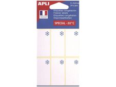 Apli Agipa - 24 Étiquettes congélateur - 25 x 50 mm