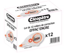 Cléopâtre - Pack de 12 rollers de correction - 4,2mm x 8,5m