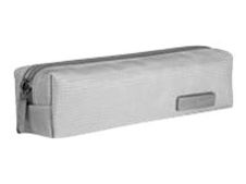 Bombata - Trousse nylon imitation croco - gris argenté