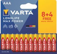 VARTA Max Tech 4703 - 8+4 piles alcalines - AAA LR03