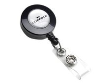 Durable - 10 Enrouleurs de badge - bouton pression