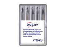 Avery - 5 Aiguilles standard pour pistolet textile