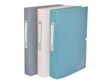 Oxford Pastel - Boîte de classement plastique - dos 40 mm - disponible dans différentes couleurs