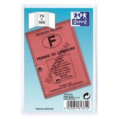 Etui pour permis de conduire - 3 volets - PVC 20/100e - incolore 
