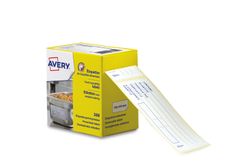 Avery - 300 Étiquettes amovibles de traçabilite pré-imprimées - 98 x 40 mm - boîte distributrice