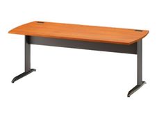 Bureau JAZZ+ - 180 cm - Pieds métal - Aulne