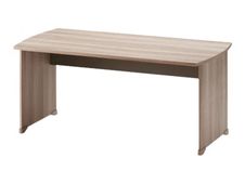 Bureau JAZZ+ - 160 cm - Pieds panneaux - Chêne gris