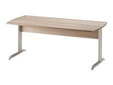 Bureau JAZZ+ - 160 cm - Pieds métal - Chêne gris