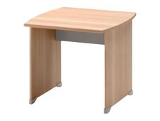 Bureau JAZZ+ - 80 cm - Pieds panneaux - Hêtre