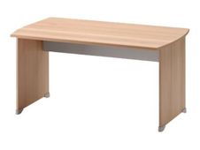 Bureau JAZZ+ - 140 cm - Pieds panneaux - Hêtre