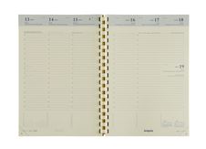 Recharge d'agenda Bretime - 1 semaine sur 2 pages - 14,8 x 21 cm - Brepols
