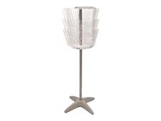 INOVSHOP - Présentoir de sol rotatif pour brochures A4 - carroussel 12 compartiments