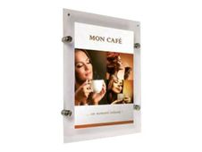 INOVSHOP - Porte-visuel à entretoises A4